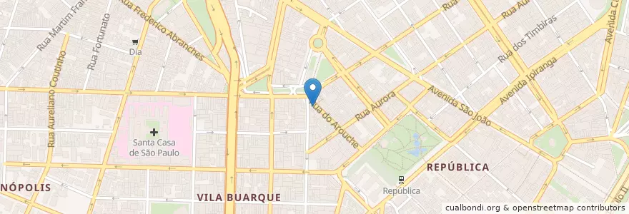 Mapa de ubicacion de Bar e Lanches Karibe en Brazil, Jihovýchodní Region, São Paulo, Região Geográfica Intermediária De São Paulo, Região Metropolitana De São Paulo, Região Imediata De São Paulo, São Paulo.