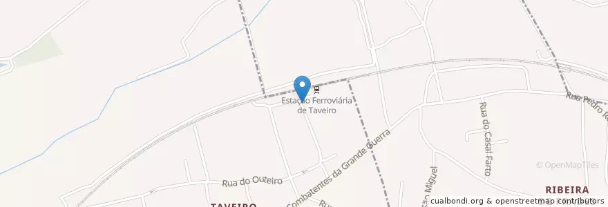 Mapa de ubicacion de Teatro Loucomotiva en Portugal, Centro, Baixo Mondego, Coimbra, Coimbra, São Martinho Do Bispo E Ribeira De Frades.