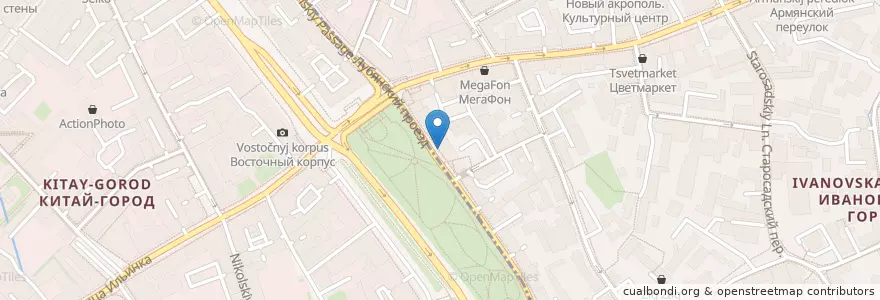 Mapa de ubicacion de Jimmy Poy en Rusya Federasyonu, Центральный Федеральный Округ, Москва, Центральный Административный Округ.