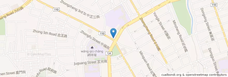 Mapa de ubicacion de 錢都火鍋 en 타이완, 타오위안 시, 타오위안 구.