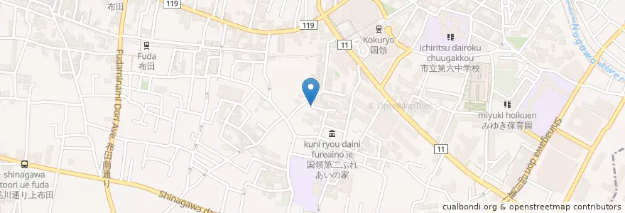 Mapa de ubicacion de 8-25 en Japan, Tokio, 調布市.