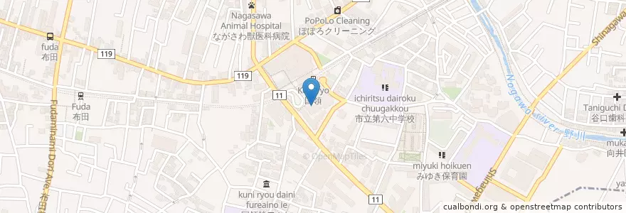 Mapa de ubicacion de 3-2 en Japão, Tóquio, 調布市.