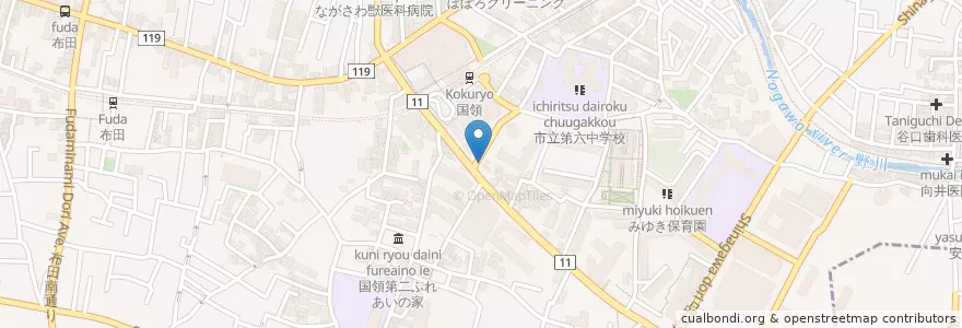 Mapa de ubicacion de 3-4 en اليابان, 東京都, 調布市.