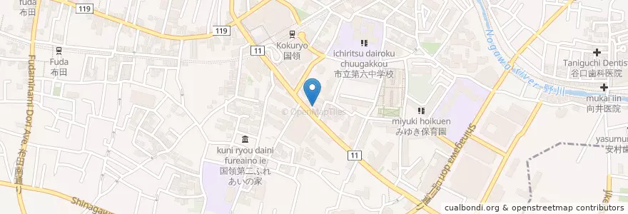 Mapa de ubicacion de 3-12 en Japón, Tokio, Chofu.