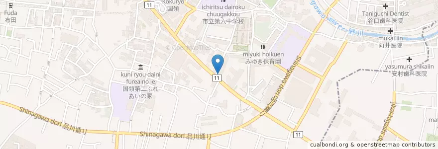 Mapa de ubicacion de 3-14 en 일본, 도쿄도, 調布市.