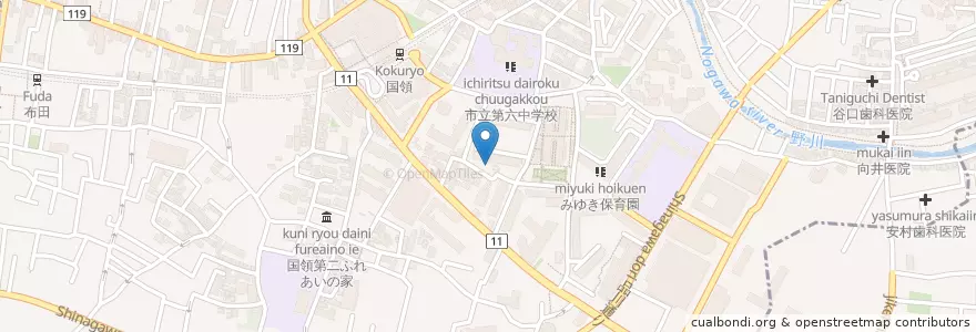 Mapa de ubicacion de 3-22 en Japonya, 東京都, 調布市.