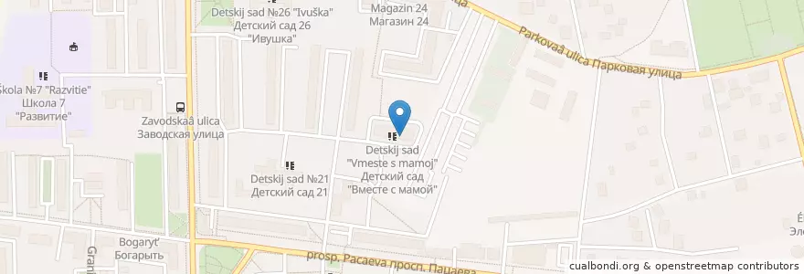 Mapa de ubicacion de Добрый Доктор en Russia, Central Federal District, Moscow Oblast, Dolgoprudny.