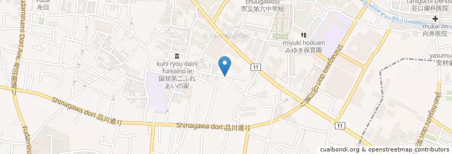Mapa de ubicacion de 5-16 en Japão, Tóquio, 調布市.