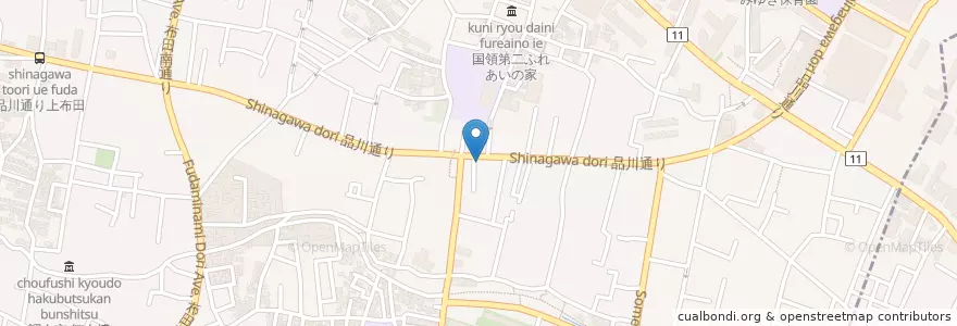 Mapa de ubicacion de 6-14 en Japon, Tokyo, 調布市.