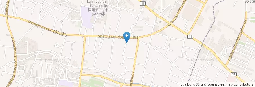 Mapa de ubicacion de 6-20 en 日本, 東京都, 調布市.