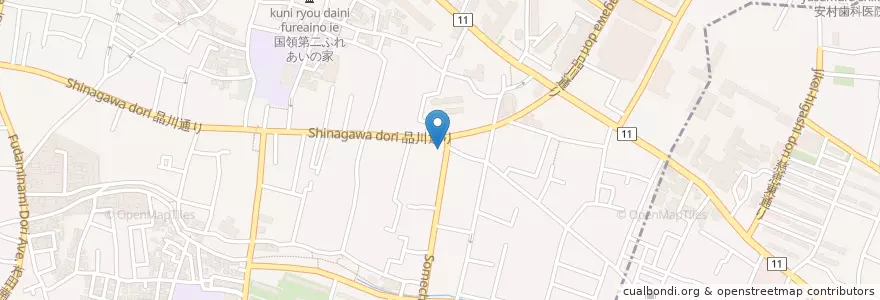 Mapa de ubicacion de 6-21 en Japan, 東京都, 調布市.