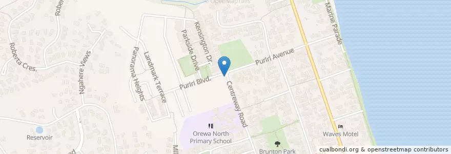 Mapa de ubicacion de Spark Payphone en 新西兰, Auckland, Hibiscus And Bays.