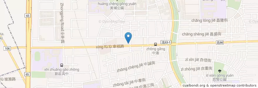 Mapa de ubicacion de 海力士 en 타이완, 신베이 시, 신좡 구.
