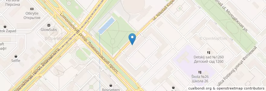 Mapa de ubicacion de Инвитро en 俄罗斯/俄羅斯, Центральный Федеральный Округ, Москва, Гагаринский Район.