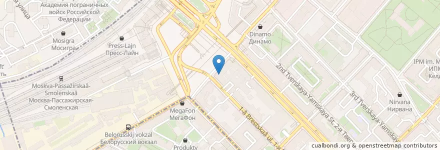 Mapa de ubicacion de Диасфарм en Russia, Distretto Federale Centrale, Москва, Центральный Административный Округ, Тверской Район.