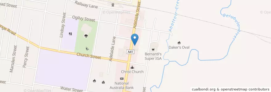 Mapa de ubicacion de Blayney Pharmacy en Australia, New South Wales, Blayney Shire Council.