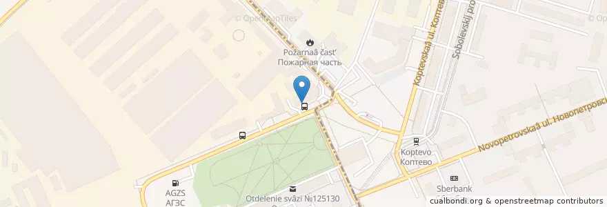 Mapa de ubicacion de СМ-Клиника (отд. МРТ и КТ) en Russia, Distretto Federale Centrale, Москва, Северный Административный Округ, Район Коптево.