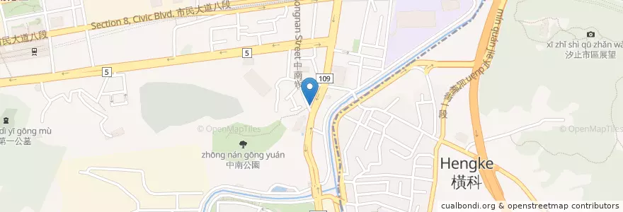 Mapa de ubicacion de 全盛肉粽便當 en Тайвань, Новый Тайбэй, Тайбэй, 南港區.
