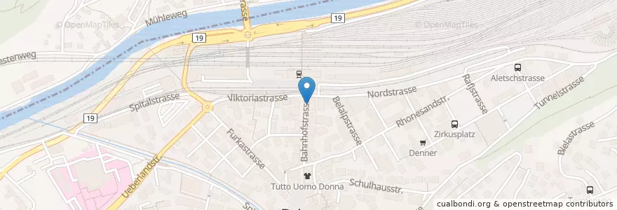 Mapa de ubicacion de Dr Urs Summermatter en Svizzera, Vallese, Brig.