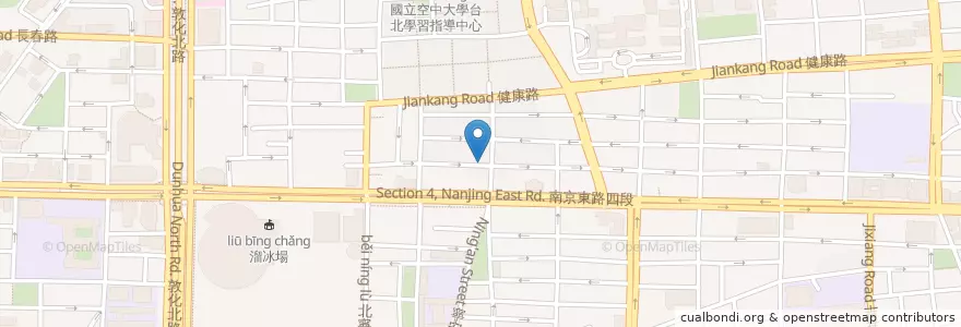 Mapa de ubicacion de 凰鶯越南餐館 en 臺灣, 新北市, 臺北市, 松山區.