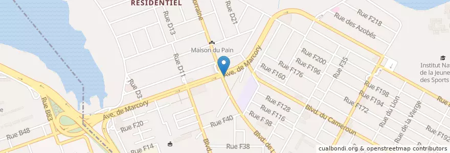 Mapa de ubicacion de NSIA Banque - Agence Marcory en Elfenbeinküste, Abidjan, Marcory.