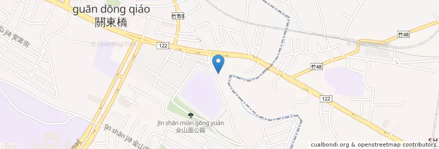 Mapa de ubicacion de 鴉片泰國小吃 en Tayvan, 臺灣省, Hsinchu, 竹東鎮.