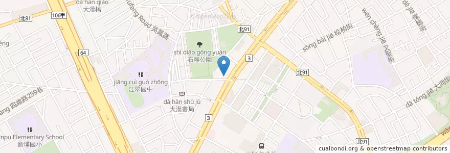 Mapa de ubicacion de 長奇日本料理 en 臺灣, 新北市, 板橋區.