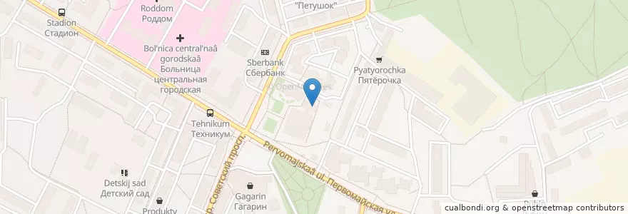 Mapa de ubicacion de Брависсимо en روسيا, Центральный Федеральный Округ, محافظة موسكو, Городской Округ Ивантеевка.