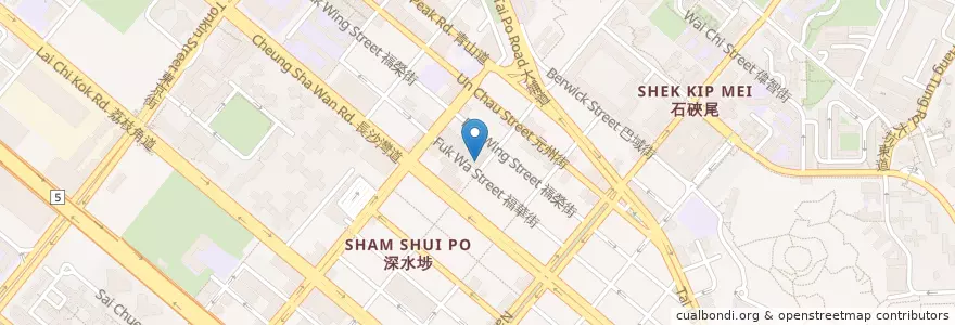 Mapa de ubicacion de Bitculus Bitcoin ATM en China, Cantão, Hong Kong, Kowloon, Novos Territórios, 深水埗區 Sham Shui Po District.