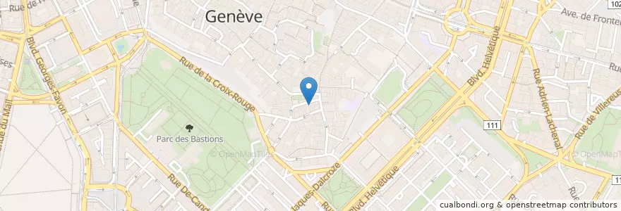 Mapa de ubicacion de MangoDeck en Швейцария, Женева, Женева, Genève.