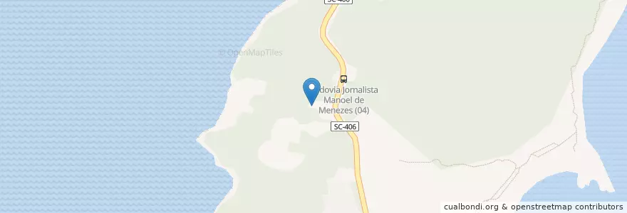 Mapa de ubicacion de Café do Mirante en Brazilië, Regio Zuid, Santa Catarina, Microrregião De Florianópolis, Região Geográfica Intermediária De Florianópolis, Florianópolis.