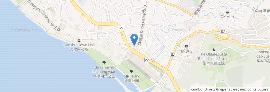 Mapa de ubicacion de LeNINI en Taiwan, 新北市, 淡水區.