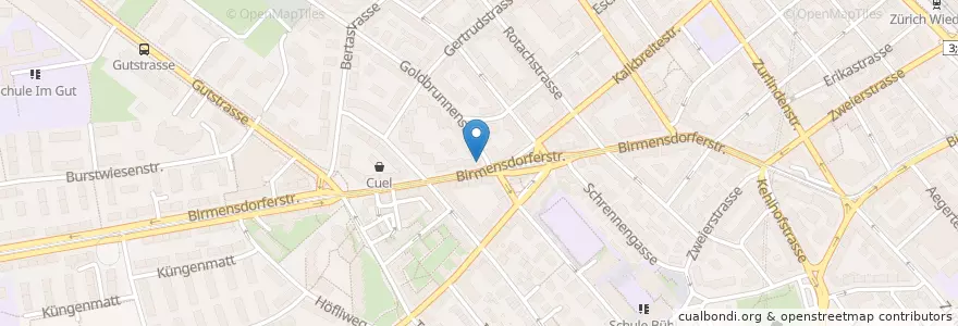 Mapa de ubicacion de Domino's Pizza en Svizzera, Zurigo, Distretto Di Zurigo, Zurigo.