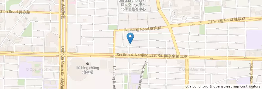 Mapa de ubicacion de 聯安健康廚房 en 타이완, 신베이 시, 타이베이시, 쑹산 구.