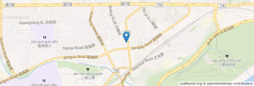 Mapa de ubicacion de 阿婆壽司 en Taiwan, 新北市, 鶯歌區.