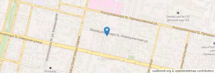 Mapa de ubicacion de Синьор Помидор en Russie, District Fédéral Du Sud, Kraï De Krasnodar, Городской Округ Краснодар.