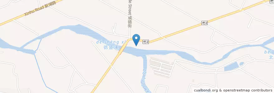 Mapa de ubicacion de 新豐鄉 en Taiwán, Provincia De Taiwán, Condado De Hsinchu, 新豐鄉.