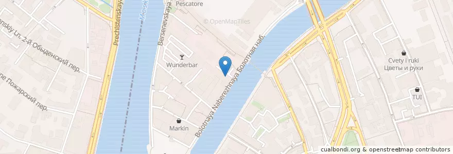 Mapa de ubicacion de Shakti Terrace en روسيا, Центральный Федеральный Округ, Москва, Центральный Административный Округ.