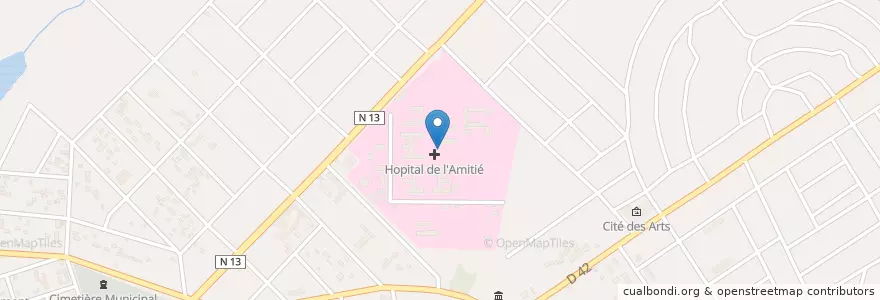 Mapa de ubicacion de Pharmacie ZOODO en بوركينا فاسو, وسط كويست, Boulkiemdé, Koudougou, Koudougou.