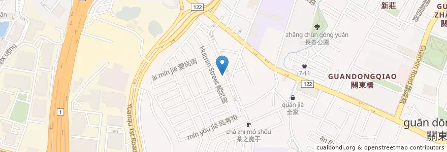 Mapa de ubicacion de 修緣素食自助餐 en 台湾, 台湾省, 新竹市, 東区.