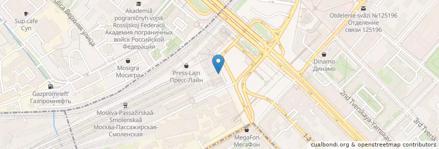 Mapa de ubicacion de Планета суши en Russia, Distretto Federale Centrale, Москва, Центральный Административный Округ, Тверской Район.
