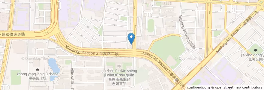 Mapa de ubicacion de 泰山包子 en Taiwan, 新北市, Taipei, 大安區.