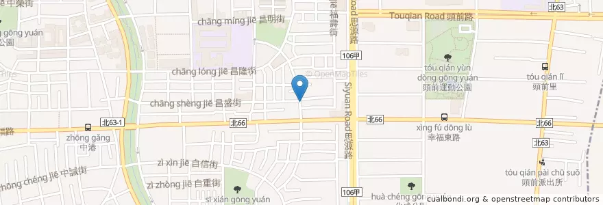Mapa de ubicacion de 知味滷肉飯 en 臺灣, 新北市, 新莊區.