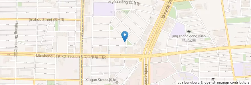 Mapa de ubicacion de 古佛素食 en Taiwán, Nuevo Taipéi, Taipéi, 松山區.
