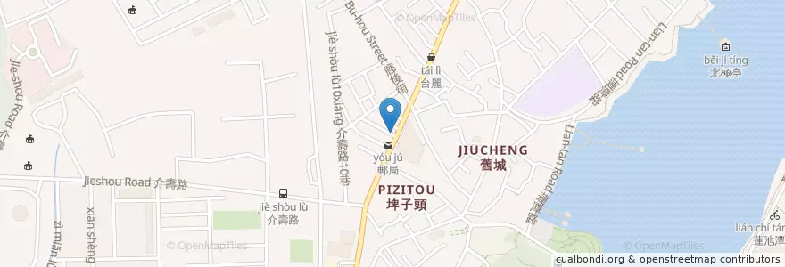 Mapa de ubicacion de 胡義祥內科小兒科診所 en تايوان, كاوهسيونغ, 左營區.