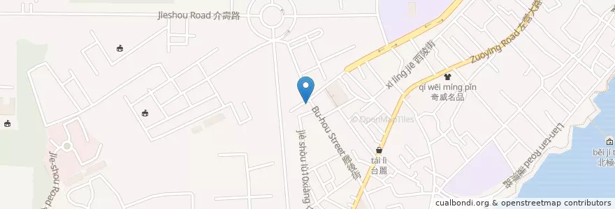 Mapa de ubicacion de 永翊租車 en Taiwan, Kaohsiung, Zuoying District.