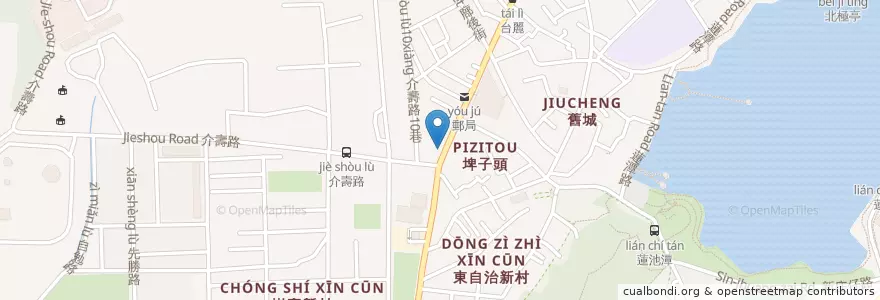 Mapa de ubicacion de 吉辰藥局 en Tayvan, Kaohsiung, 左營區.