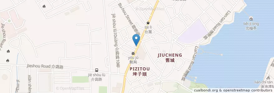 Mapa de ubicacion de 天健牙醫診所 en Taiwan, Kaohsiung, 左營區.