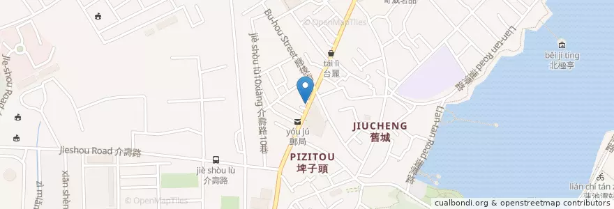 Mapa de ubicacion de 加安耳鼻喉科 en Taïwan, Kaohsiung, 左營區.