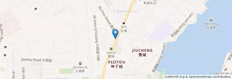 Mapa de ubicacion de 彭賢禮皮膚科診所 en Taiwan, Kaohsiung, 左營區.